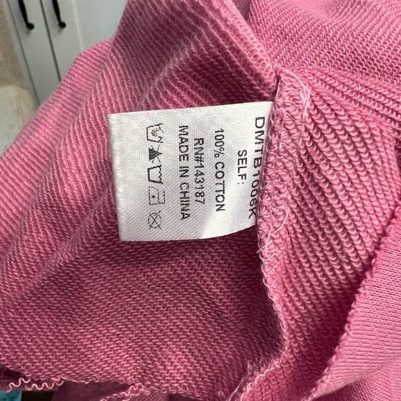 NWT Kittenish Matching 2pc Set Pink Cropped Hoodie Joggers Lounge Size XXL - Picture 7 of 9